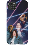 '1980s Lazer Portrait Pet(Male)/Human(Female)' Personalized Phone Case