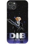 'Dog in Black' Personalized Phone Case