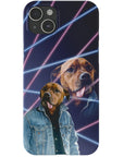 '1980s Lazer Portrait' Personalized Pet Phone Case