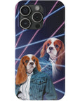 '1980s Lazer Portrait (Female)' Personalized Pet Phone Case