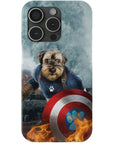 'Captain Doggmerica' Personalized Phone Case