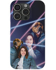 '1980s Lazer Portrait Pet(Male)/Human(Female)' Personalized Phone Case
