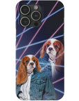 '1980s Lazer Portrait (Female)' Personalized Pet Phone Case