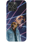 '1980s Lazer Portrait' Personalized Pet Phone Case