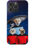 'Doggo-Trek' Personalized 3 Pet Phone Case