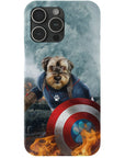 'Captain Doggmerica' Personalized Phone Case
