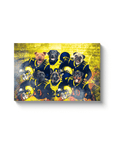 'Michigan Doggos' Personalized 6 Pet Canvas