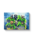 'Seattle Doggos' Personalized 6 Pet Canvas