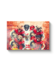 'San Francisco 40Doggos' Personalized 6 Pet Canvas