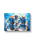 'Detroit Doggos' Personalized 6 Pet Canvas