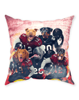 'Atlanta Doggos' Personalized 5 Pet Throw Pillow