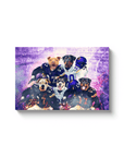 'Minnesota Doggos' Personalized 5 Pet Canvas