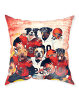 'Cincinnati Doggos' Personalized 5 Pet Throw Pillow