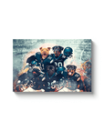 'Philadelphia Doggos' Personalized 5 Pet Canvas