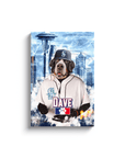 'Seattle Mariners Doggos' Personalized Pet Canvas