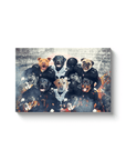 'Las Vegas Doggos' Personalized 6 Pet Canvas