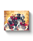 'Arizona Doggos' Personalized 5 Pet Canvas