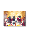 'Arizona Doggos' Personalized 3 Pet Canvas
