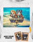 'Top Paw' Personalized 2 Pet Hoody