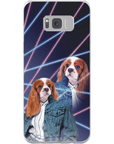 '1980s Lazer Portrait (Female)' Personalized Pet Phone Case