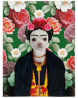 'Frida Doggo' Personalized Pet Blanket