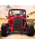 'The Hot Rod' Personalized 2 Pet Poster