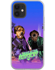 'A Night at the Pawsbury' Personalized 2 Pet Phone Case
