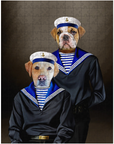 'The Sailors' Personalized 2 Pet Puzzle