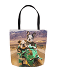 'Kawadawgi Riders' Personalized 2 Pet Tote Bag