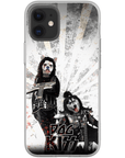 'Kiss Doggos' Personalized 2 Pet Phone Case