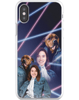 '1980s Lazer Portrait Pet(Male)/Human(Female)' Personalized Phone Case