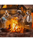 'The Campers' Personalized 3 Pet Puzzle
