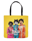 'The Doggo Beatles' Personalized 3 Pet Tote Bag