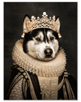 'The Lady of Pearls' Personalized Pet Poster