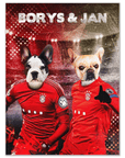 'Poland Doggos' Personalized 2 Pet Poster