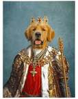 'The King' Personalized Pet Blanket