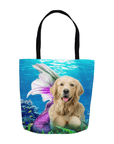 'The Mermaid' Personalized Tote Bag
