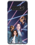 '1980s Lazer Portrait Pet(Male)/Human(Female)' Personalized Phone Case