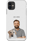Personalized Modern Pet & Human Phone Case