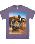 'The Motocross Riders' Personalized 2 Pet T-Shirt