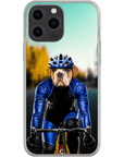 'The Male Cyclist' Personalized Phone Case