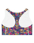 Custom Sports Bra (Prismatic Lavender: 1-4 Pets)