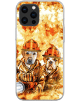 'The Firefighters' Personalized 2 Pet Phone Case
