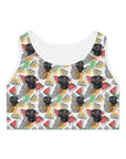 Custom Sports Bra (Fruity White: 1-4 Pets)