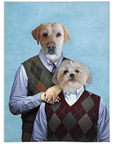 'Step Doggos' Personalized 2 Pet Blanket