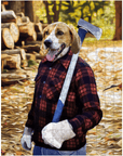 'The Lumberjack' Personalized Pet Puzzle