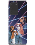 '1980s Lazer Portrait' Personalized 2 Pet Phone Case