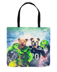 'Seattle Doggos' Personalized 2 Pet Tote Bag