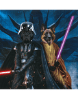 'Darth Woofer & Jedi-Doggo' Personalized 2 Pet Puzzle