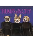 'Humps in the City' Personalized 3 Pet Blanket